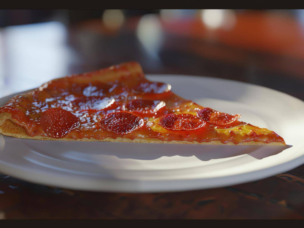Ile kalorii ma kawałek pizzy pepperoni?